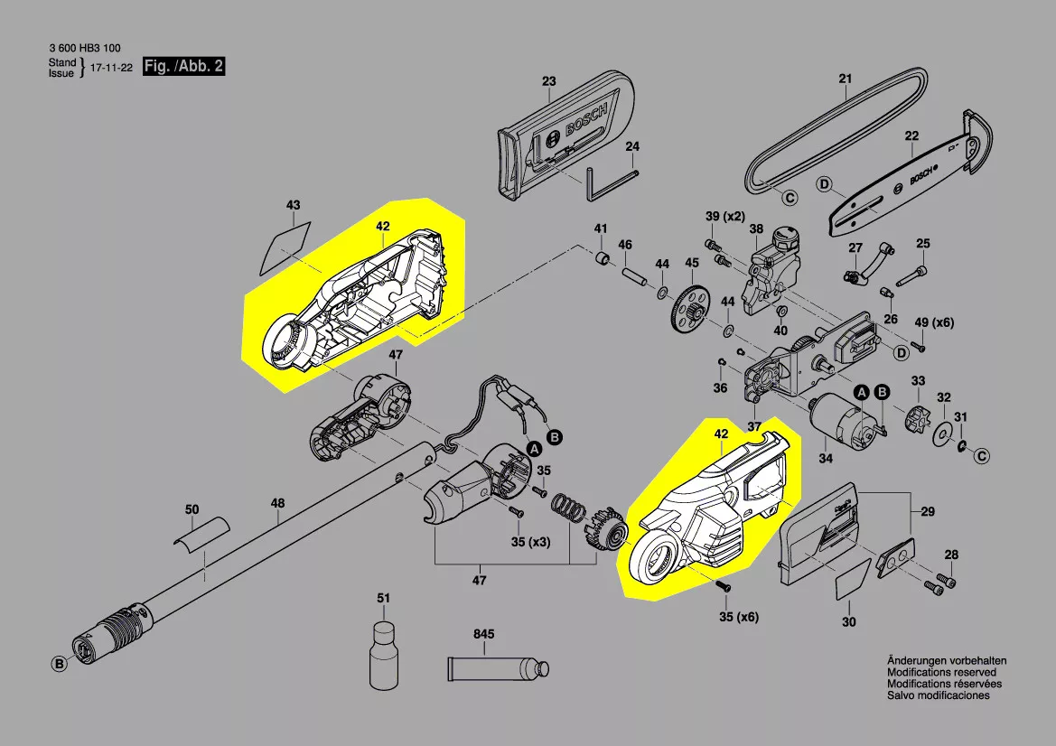 boitier moteur réf. F 016 F05 210 Bosch